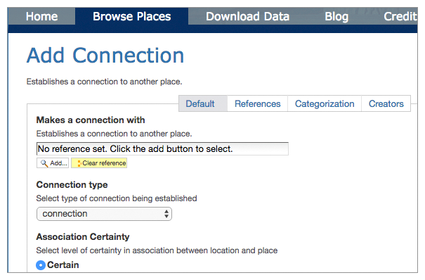 Add Connection Form